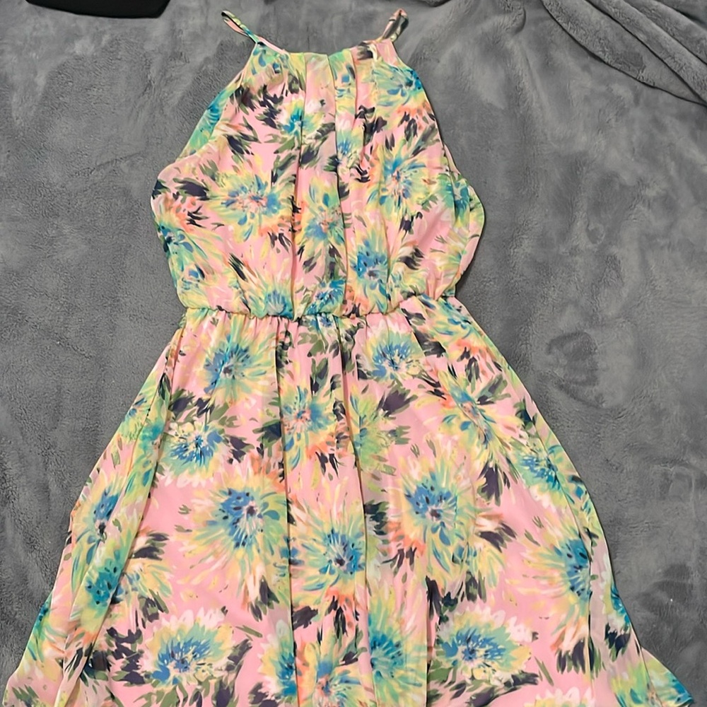 Lush floral Dress- size medium.